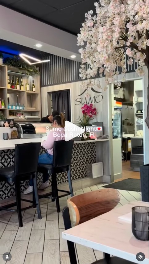 @litbocafood placement at Sumo Sushi, Boca Raton